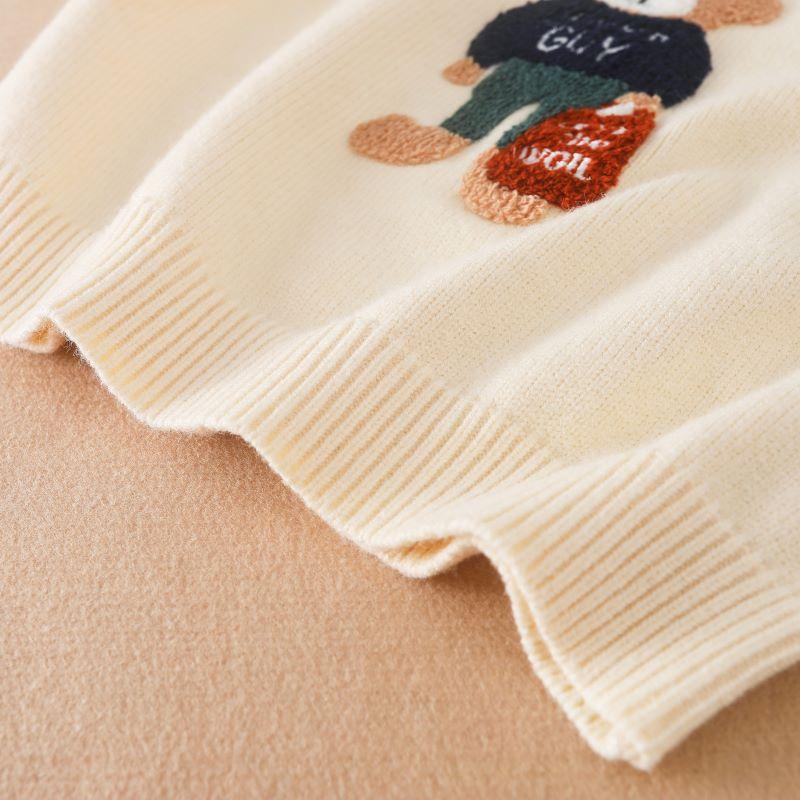 Kinder Pullover Frühling Winter Herbst Kleine Mädchen Kleidung Baby Outwear Pullover Kinder Cartoon Muster Bequeme Weihnachten Pullover