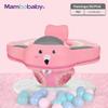Плавательное кольцо Mambobaby для младенцев с сиденьем, большое, для малышей, не требует надувания, аксессуары для бассейна, 6-18-24 месяца, игрушки для игр в бассейне