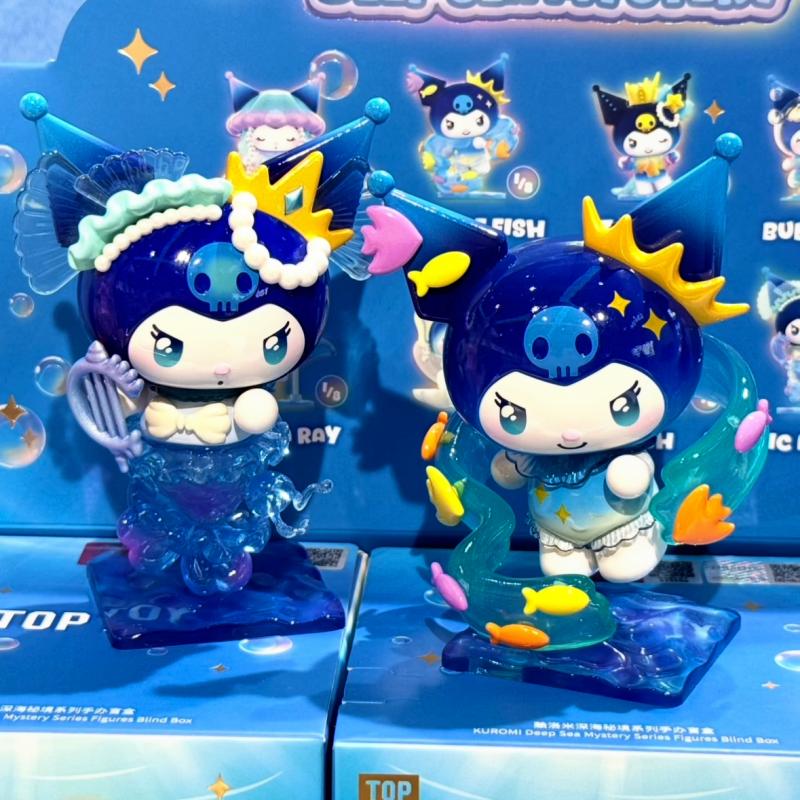 Toptoy Kuromi Deep Sea Secret Series Trendy Figurine Cute Doll Desktop Decor Ornament Gift For Adult Collectors