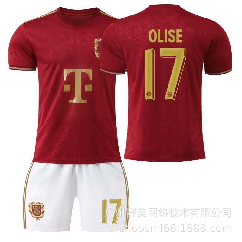 25 Bayern's 125th Anniversary Edition Football Jersey Set 9 Kane Muller 6 Kimish Cross-Border Shirts