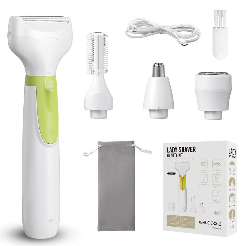 Waterproof Double-Head Electric Epilator & Bikini Trimmer for Women