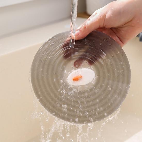 Capac Sifon Pardoseală Siliconic Resturi Păr Dop Anti-Insecte Deodorizant Bucătărie Baie Design Valuri Apă Dop Sifon