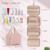 Mason Ladies Wash Bag Hanging Travel Wash Bag with Jewelry Storage Bag Large Cosmetic Bag