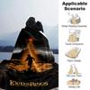 1pc The Return of the King Lord of the Rings Flannel Blanket Soft Warm Throw for Home, Office, Travel, All-Season Cozy Bedding GiftL1208
