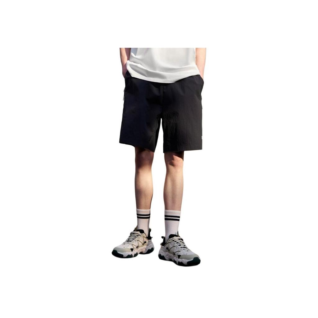 New FILA ORIGINALE Casual Shorts Men's Jet Black BK F51M529802F-BK