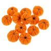  15 Pcs Wool Felt Pumpkin Pumpkins Gold Tinsel Garland Pendent Outdoor Christmas Hanging Ornament Autumnal Decoration