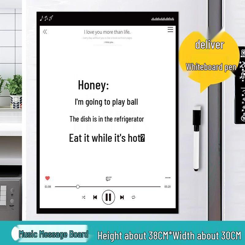 Magnetic Refrigerator Chalkboard/Whiteboard Memo Door Sticker