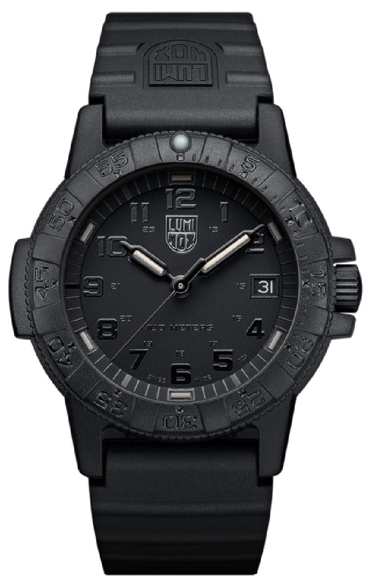 

Годинник LUMINOX Leatherback Sea Turtle 0300 Series Blackout [Luminox] 0301.BO для чоловіків [Елемент] чорний