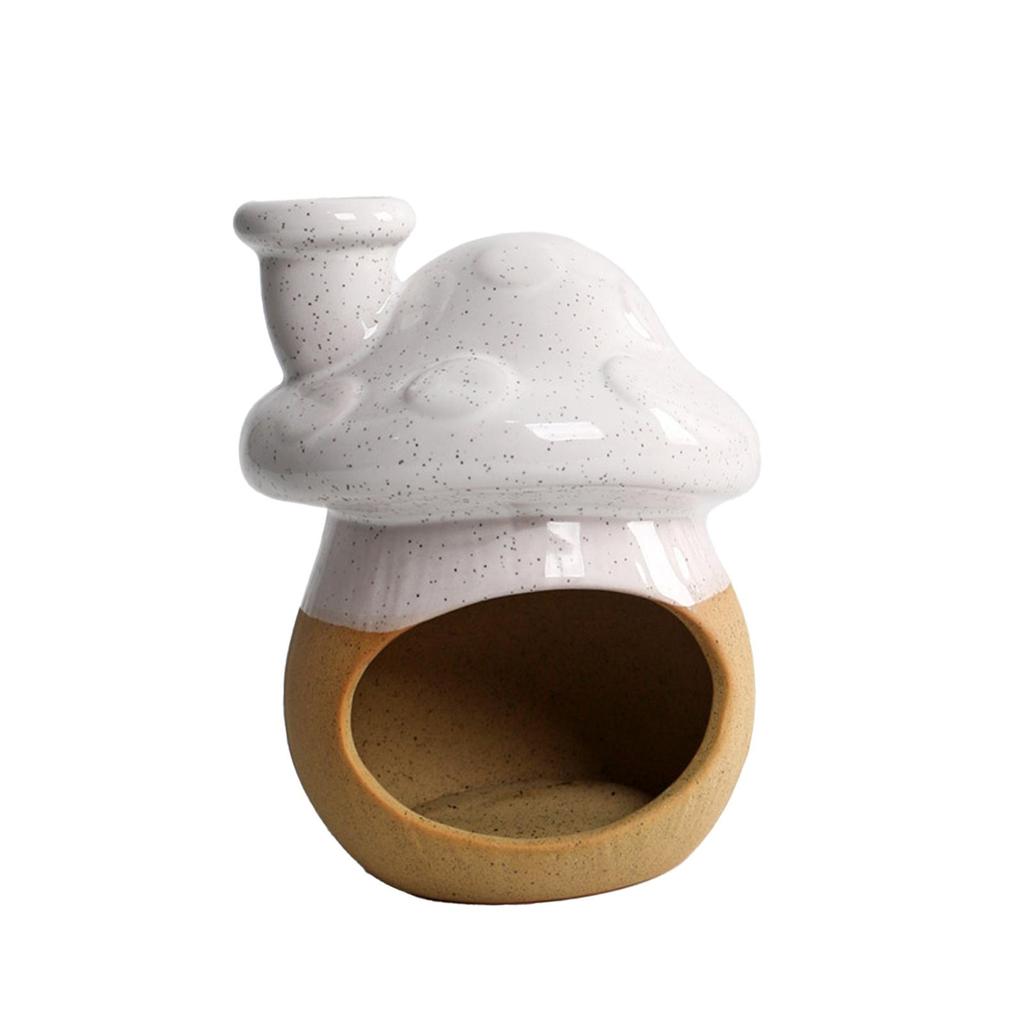 Incense Burner Tabletop Ornament Multifunctional Mushroom Decoration Sage Burner for Meditation Bedroom Office Dining Room