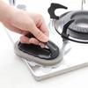 Éponge émeri réutilisable Essuie-éponge Lavable Gomme Nettoyeur de fond de casserole Décontamination Avec manche Brosse à récurer la rouille