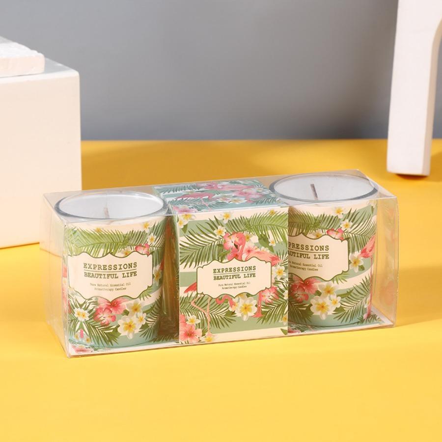 

2шт/комплект ароматических свечей, ароматерапевтические свечи, подарочный набор ароматических свечей для снятия стресса, ванны, йоги, Дня матери, подарка на день рождения lime