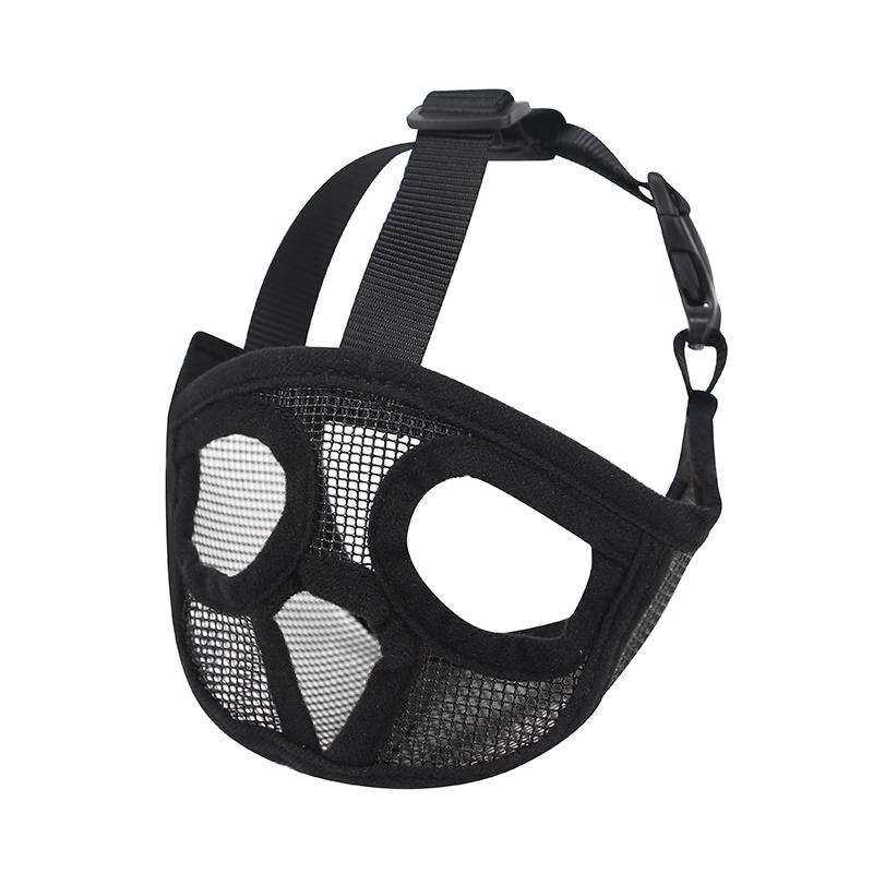 Outdoor Prevent Stealing Biting Dog Muzzle for Dogs Mesh Breathable French Bulldog Pug Face Mask Mascotas Accessories Products