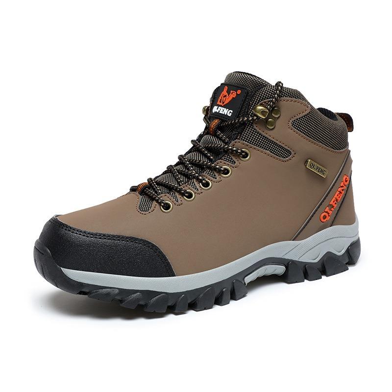 Distribution Plus Size Couple High Top Outdoor Hiking Shoes Casual Warm Sports Travel Shoes
