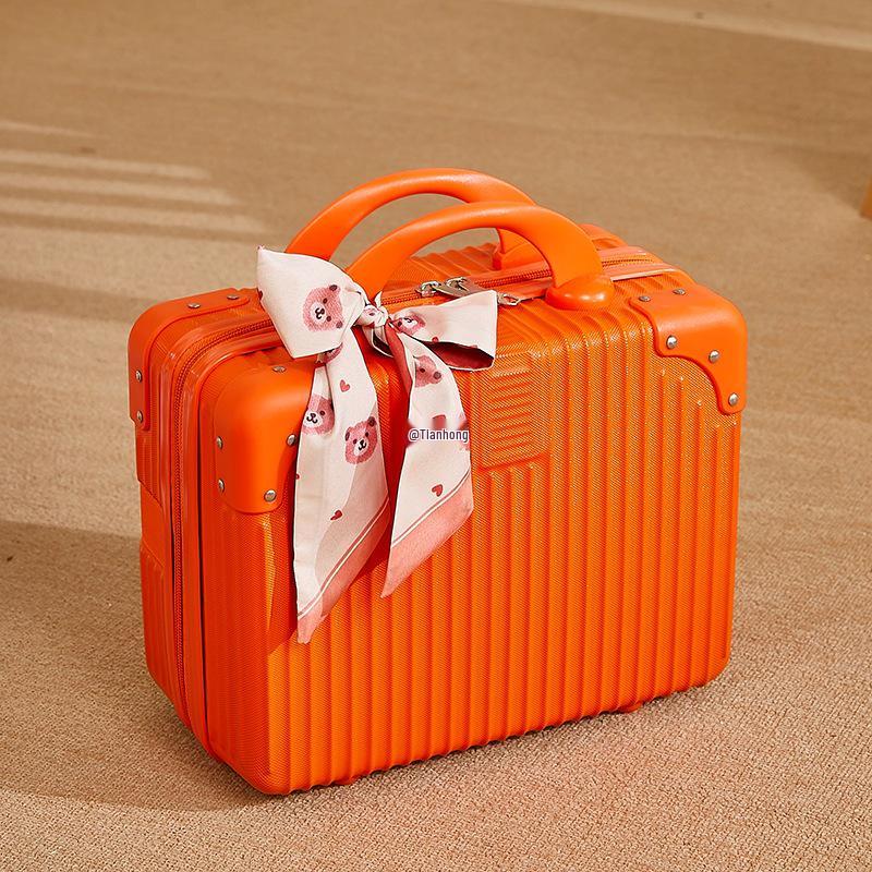 14" Carry-On Suitcase & Travel Organizer, Large Capacity 16" Lightweight Makeup Bag & Toolbox.