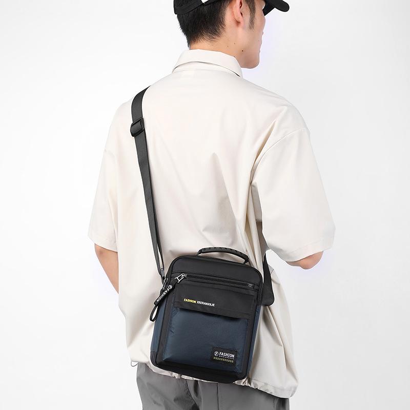 Crossbody Bag New Fashion Trend Casual Simple Shoulder Bag Simple Anti-splashing Men's Handbag Lightweight