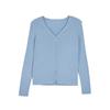 Haier Mans Women's V-Neck Long Sleeve Wool Knit Sweater