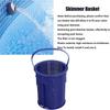 Pool Pump Basket Pool Strainer Basket With Handle Sturdy Leaves Debris Trap For Family Teen Friends Gatherings
