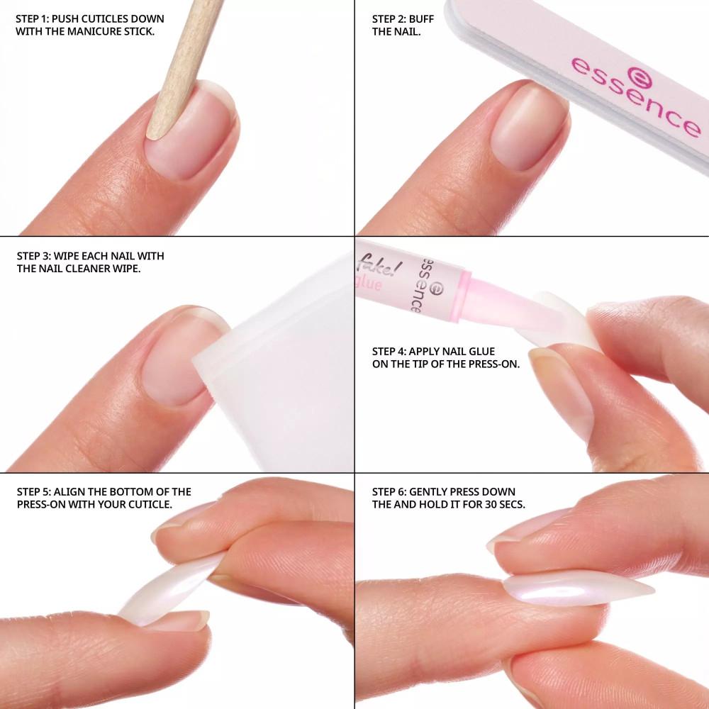 Essence Manicure Kit What the Fake! Press-On Nails -