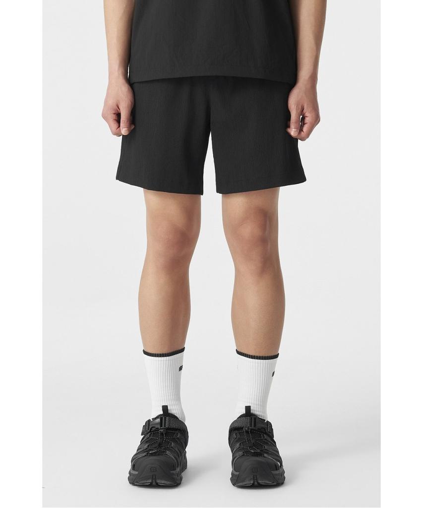 Koolongseupocheu Men'S Crease Length Shorts (Set-Up) Tlpom26621Blk