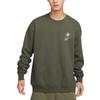 New Nike Sweatshirt Men's Khaki Green FV8457-325