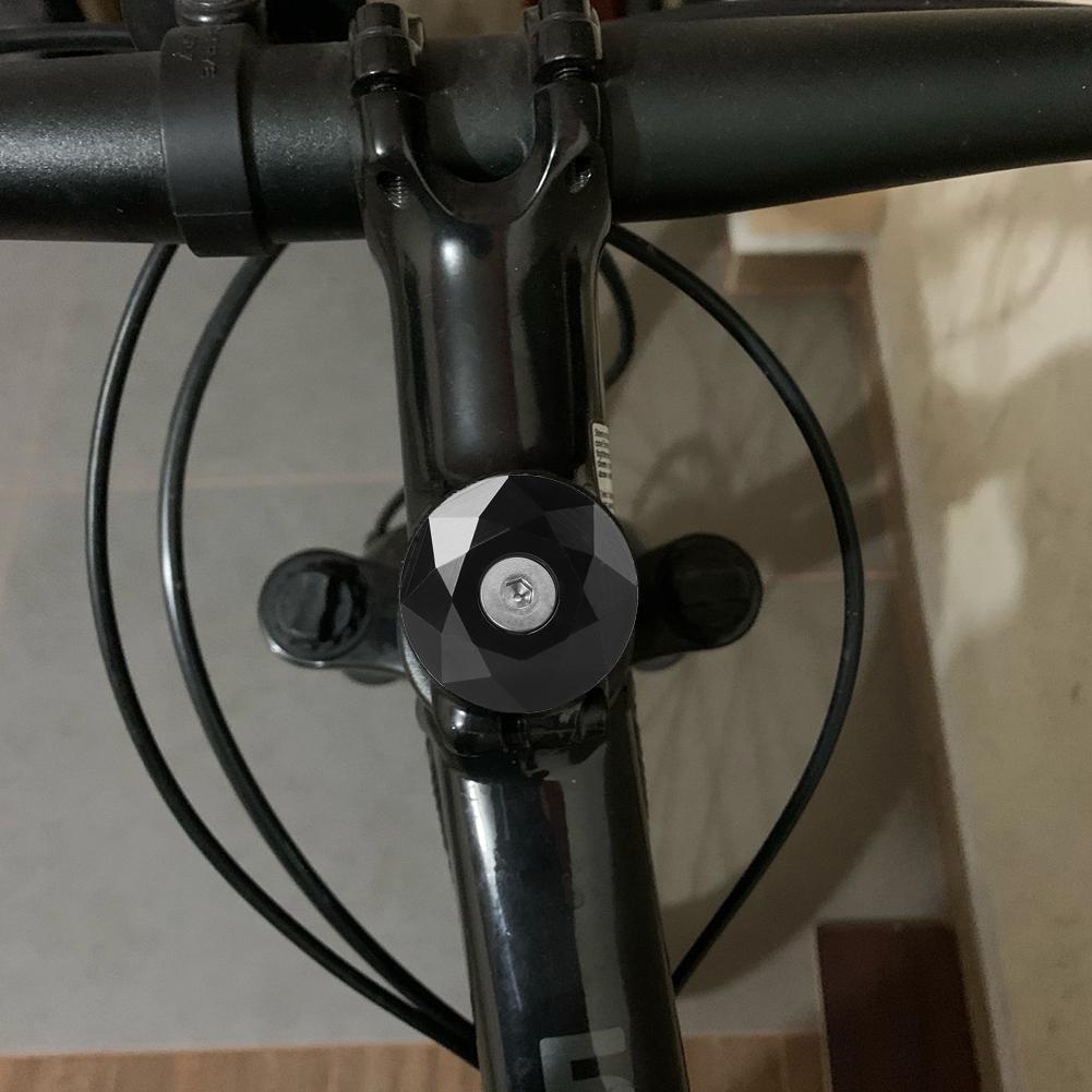 Bicycle Headset Cap Metal Mountain Bike Headset Cover with/without Stem Bolt Screw Bicycle Parts Cycling Supplies