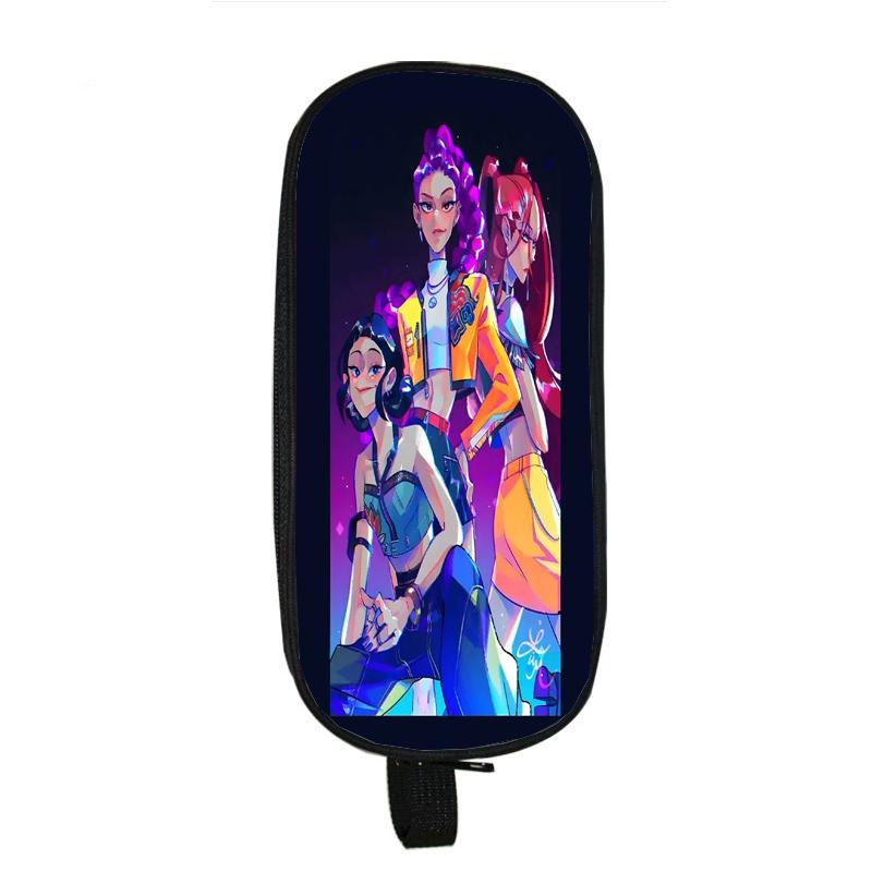 Kpop Demon Hunters Federmäppchen – Stylisches Nylon-Etui Mit Riesigem Stauraum, Perfekt Für Schule, Uni & Fans