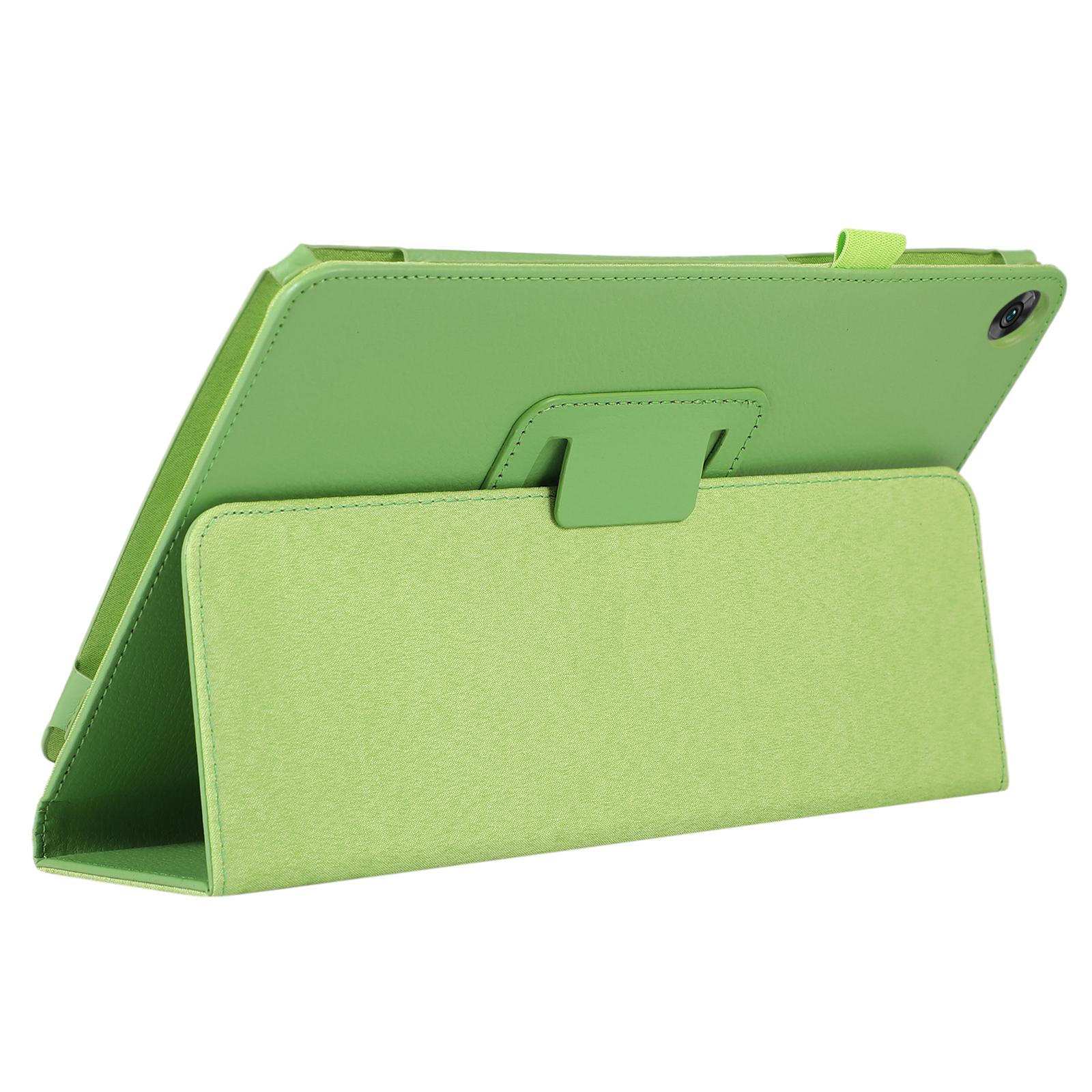 

For Huawei MatePad SE 10.4-inch Folio Tablet Case PU Leather Litchi Texture Stand Cover Green