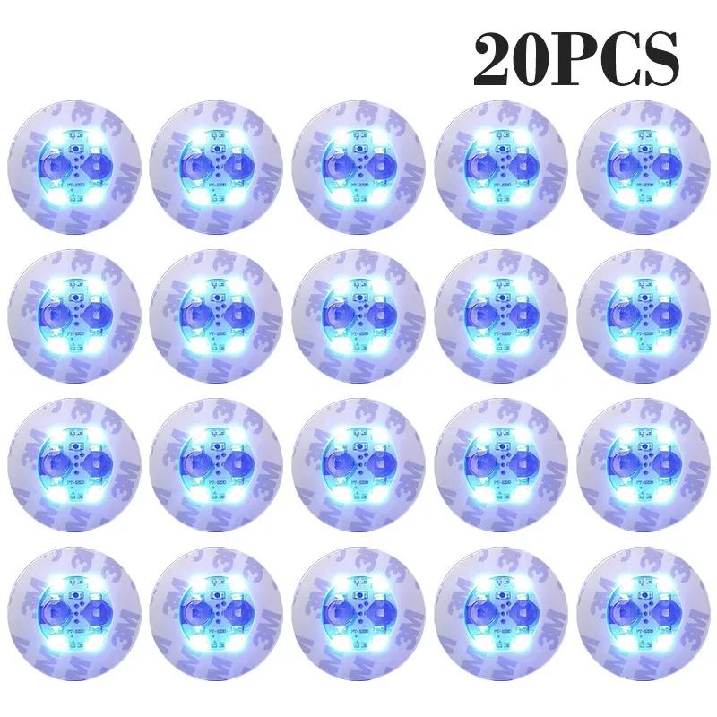 350PCS Luminous Coaster LED Bar Drinks Cup Pad Wine Liquor Bottles Coaster Atmosphere Light Cup Sticker Light-emitting Props