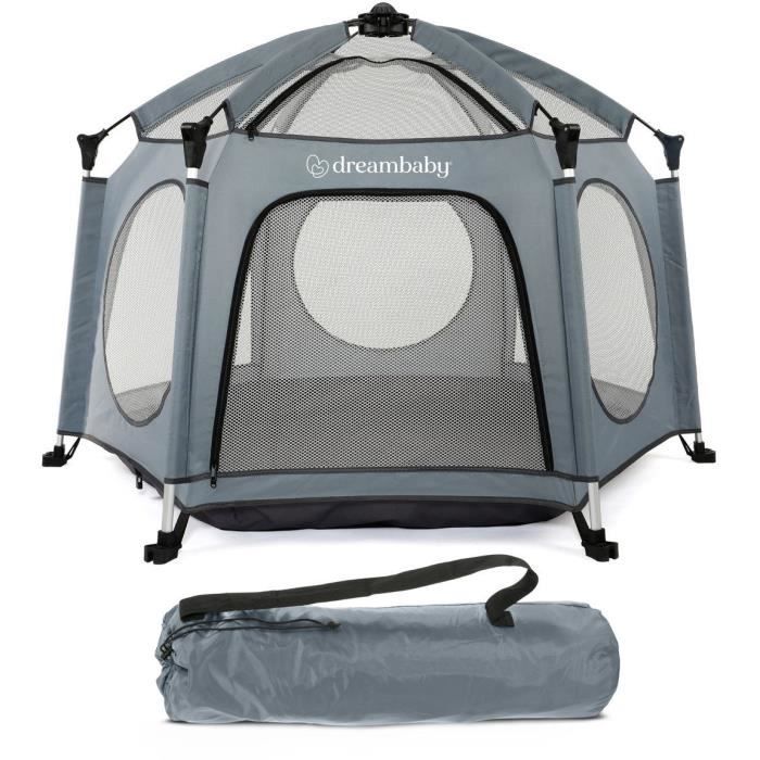 Adventure Parc Pop-Up - DREAMBABY - Tissu avec sac de transport - Housses anti-UV (utilisation extérieur) - Ø 1,3 m - H1 m verde