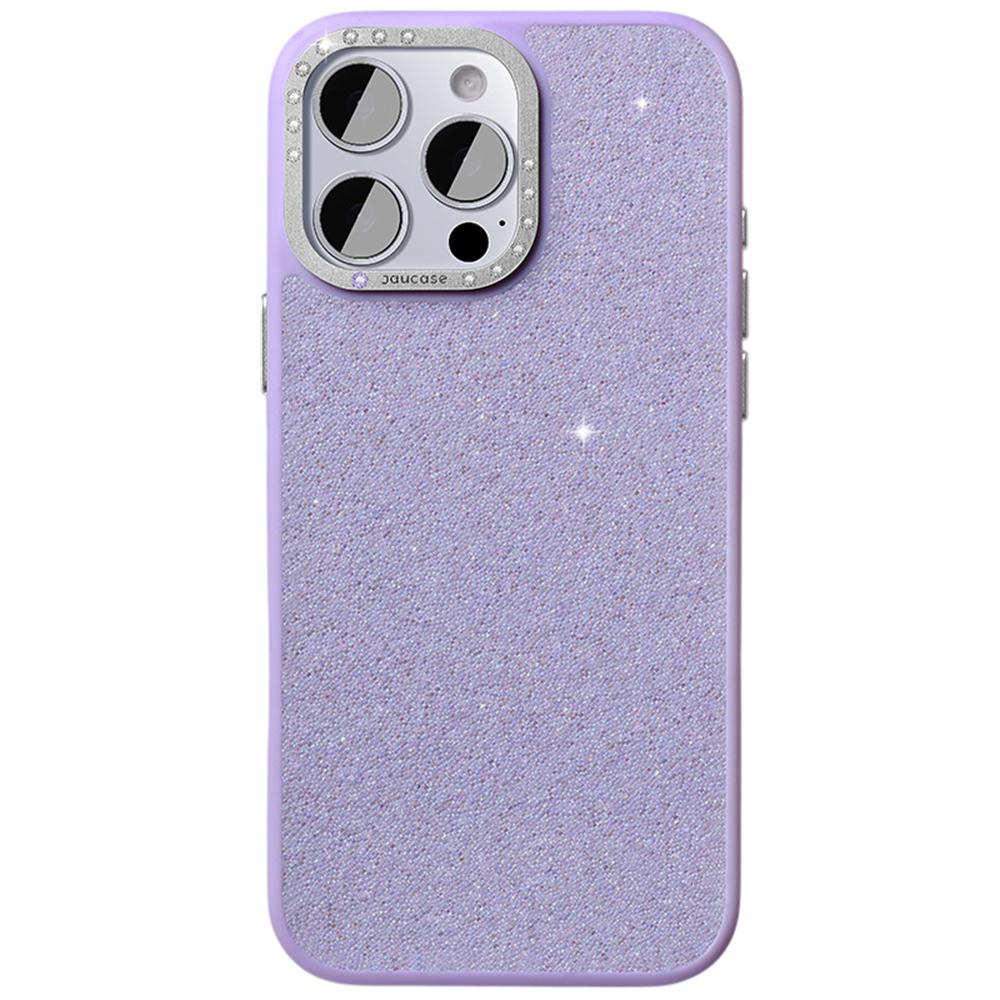 JAUCASE For iPhone 15 Pro Case Compatible with MagSafe Textured PU+TPU+PC Phone Back Cover