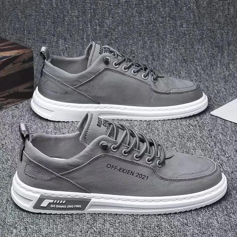 Men Sneakers Casual Breathable Walking Flats Lace-up Skateboard Trainers Fashion Lightweight Man Vulacnized Shoes Canvas Shoes
