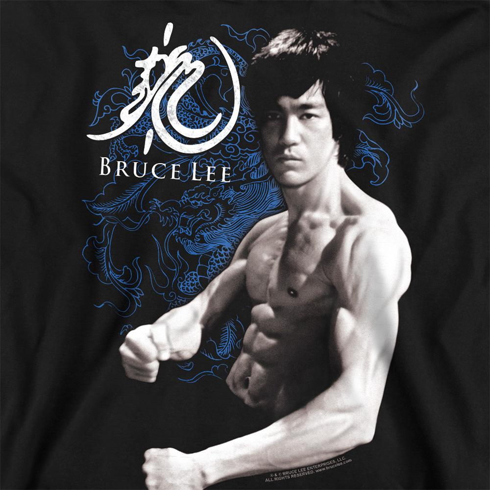 Bruce Lee Unisex Adult Stance Dragon Sweatshirt