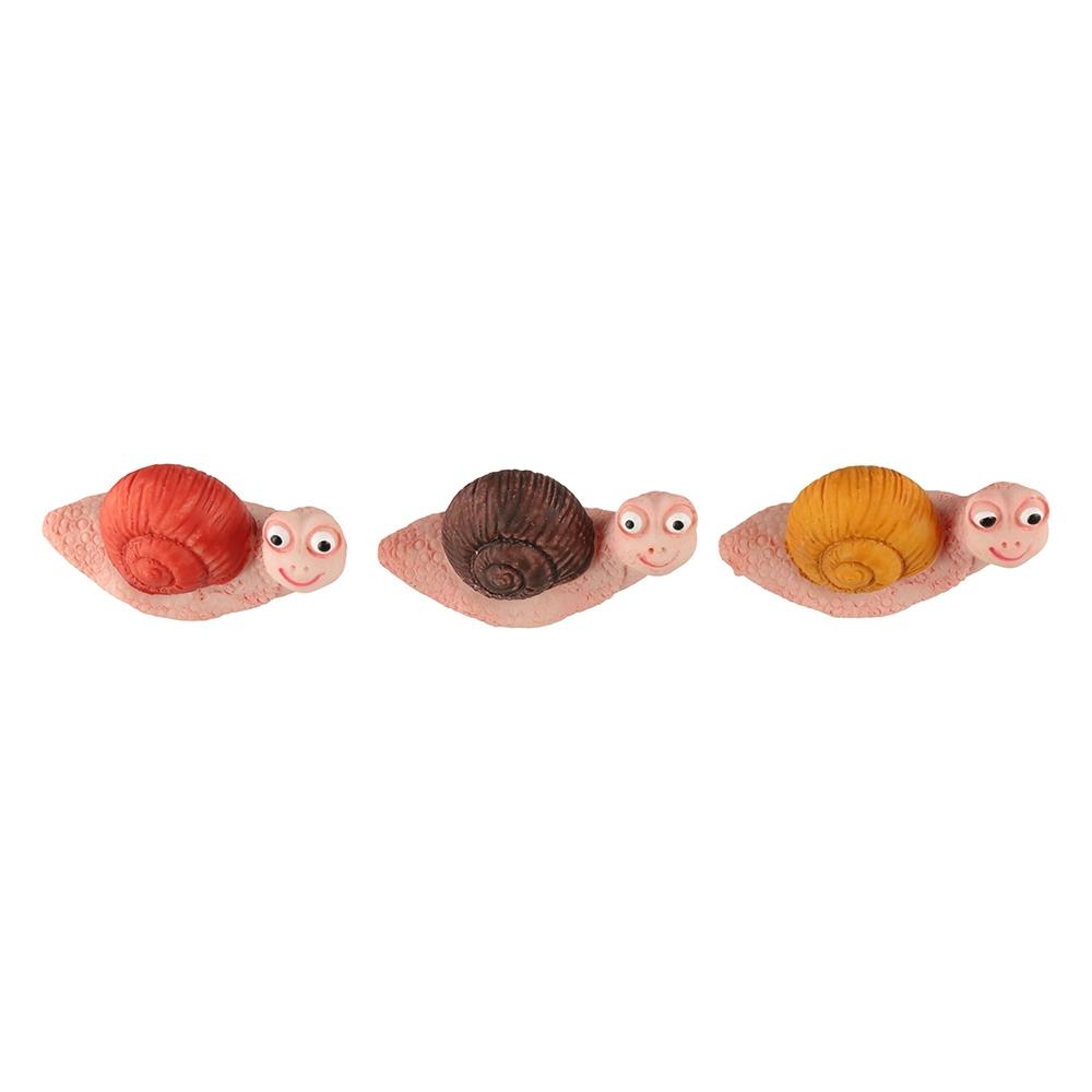 Simulation Small Snail Figurine Resin Mini Ornament Crafts Snail Model  Aquarium