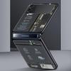 Z Flip 4 Phone Case for Samsung Galaxy Z Flip 3 5G ZFlip3 Flip3 Zflip Flip4 Black Hard Cover Vintage Tape Camera Gameboy Shell