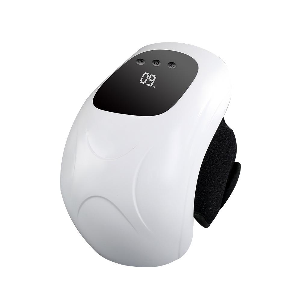 Portable Electric Knee and Shoulder Massager with Heat and Vibration Therapy White [Chinese Packaging]
