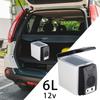 6L Portable Compact Fridge 12V Car Refrigerator Freezer for Camping