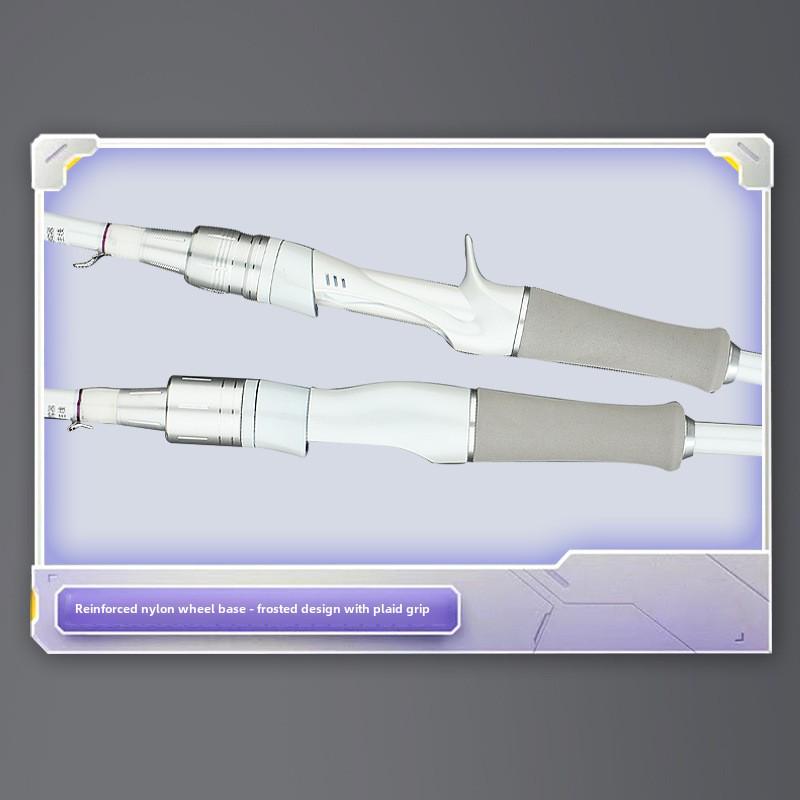 Adjustable Carbon Lure Rod with Gun Handle - Medium Light Weight, Straight Handle, Makou Leiqiang Rod for Casting Fishing.