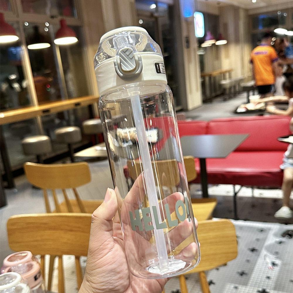 800ml Leak-Proof Summer Water Bottle Large Capacity Drinking Kettle Sports Water Cup  Outdoors