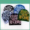 Knit Cap Autumn With Letter Embroidery Design For Casual Street And Wear Sports