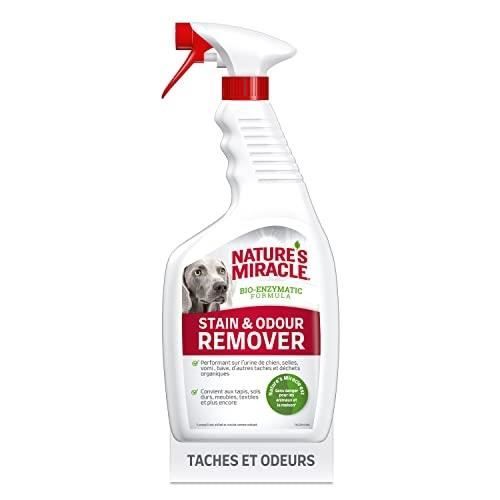 NATURE'S MIRACLE STAIN &amp; ODOUR REMOVER - SPRAY ELIMINATEUR POUR TACHES