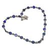 Natural Lapis Lazuli Gemstone 925 Sterling Silver Jewelry Necklace 18" NN-237