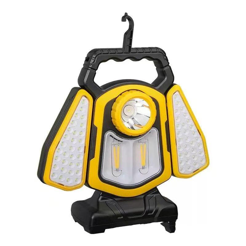 Multi-Function Solar Rechargeable Flashlight & Searchlight