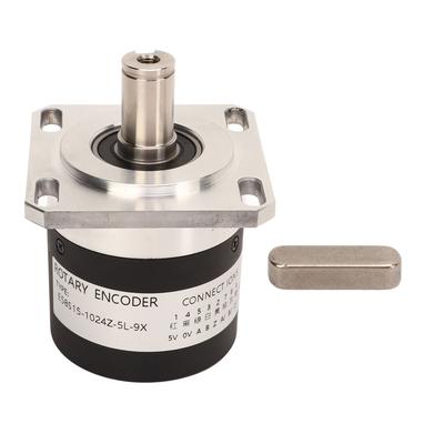 Rotary Encoder 1024 Pulses 15mm Shaft DC 5V CNC Rotary Encoder E58S15‑1024Z‑5L‑9X for Machine