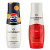 Conjunto de 2 concentrados e xaropes para água. Sodastream Pepsi MAX Manga + Cola