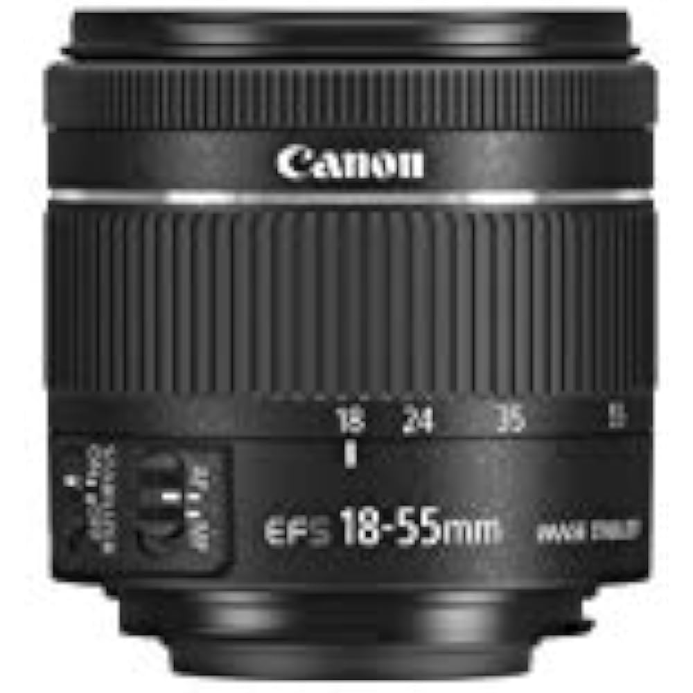 Canon Standard Zoom Lens EF-S18-55mm F4.0-5.6IS STM APS-C Compatible