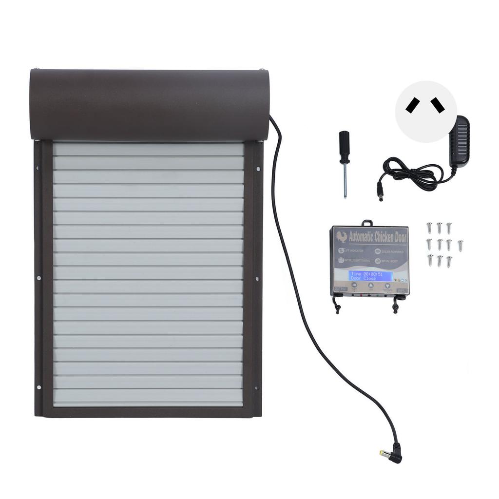 Battery Operated Automatic Chicken Coop Door Auto Chicken Coop Door Opener with Timer for Duck