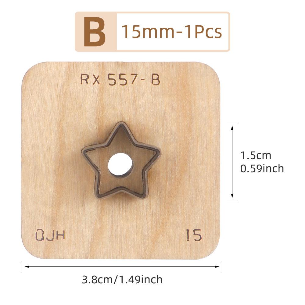 1pcs Leather Cutting Die DIY Flower Petal Cutter Knife Leather Keychain Making Mold Die Leather Craftwork Punching Die