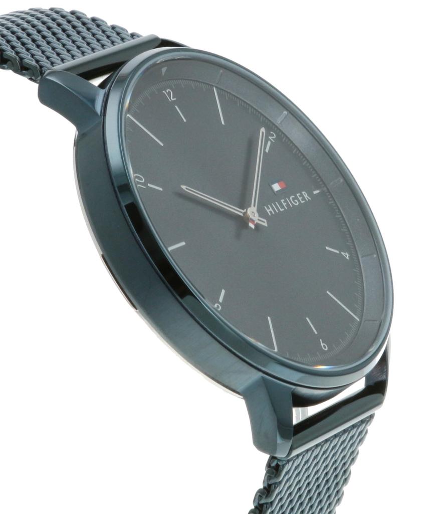 Tommy Hilfiger Watch with Blue Dial and Stainless Steel Mesh Strap Men's (Product Number 1791841)