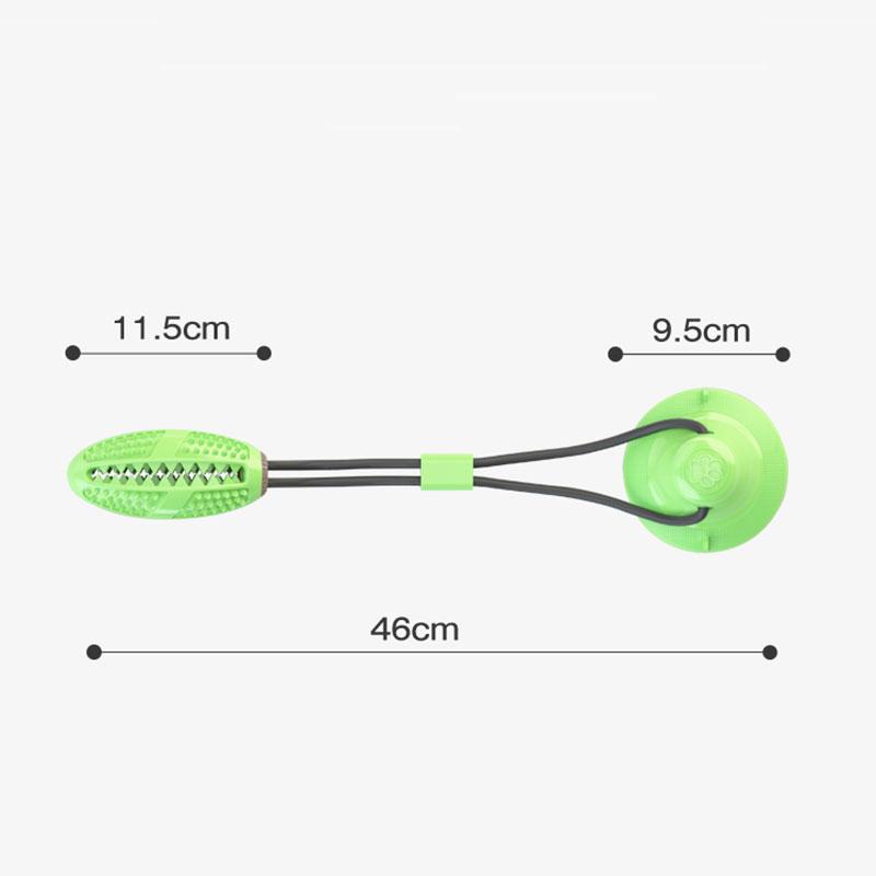 Dog Toys With Suction Cups Pull Ropes Food Dispensing Balls Tpr Pet Teething Chews