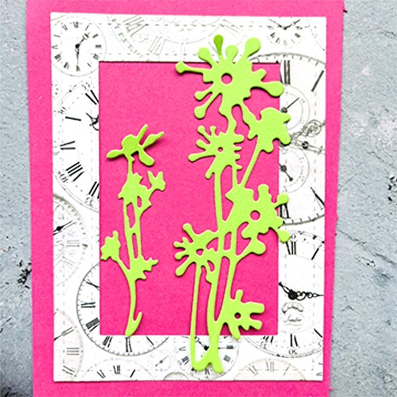 Leaf Flower Metal Cutting Dies DIY Craft Carbon Steel Embossing Template Stencil Scrapbooking for Card Die Cuts Mold